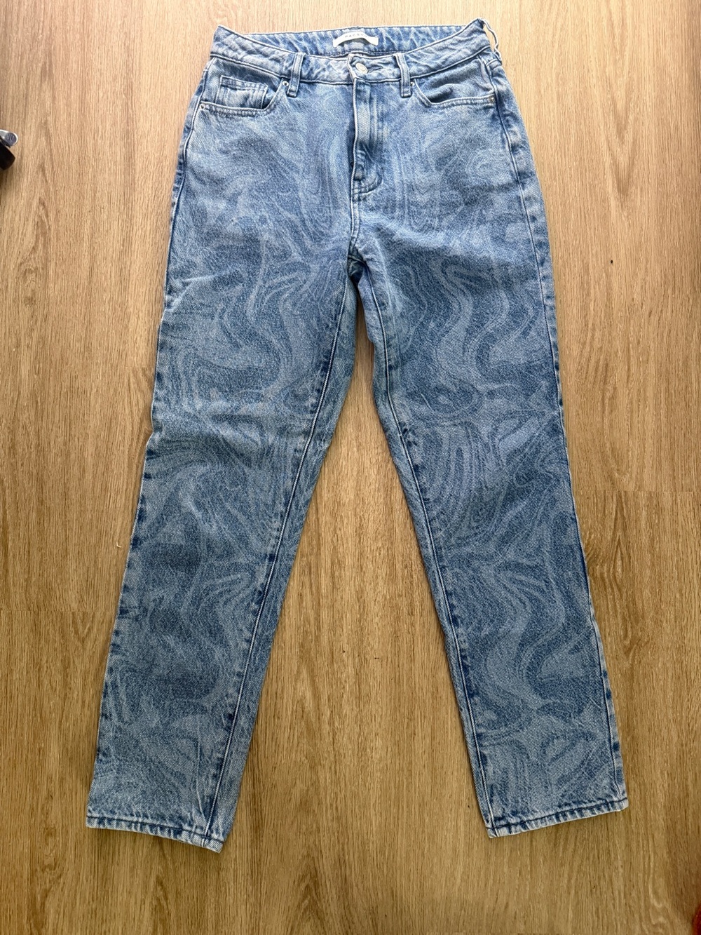 PacSun Swirl Print Mom Jeans Size 25